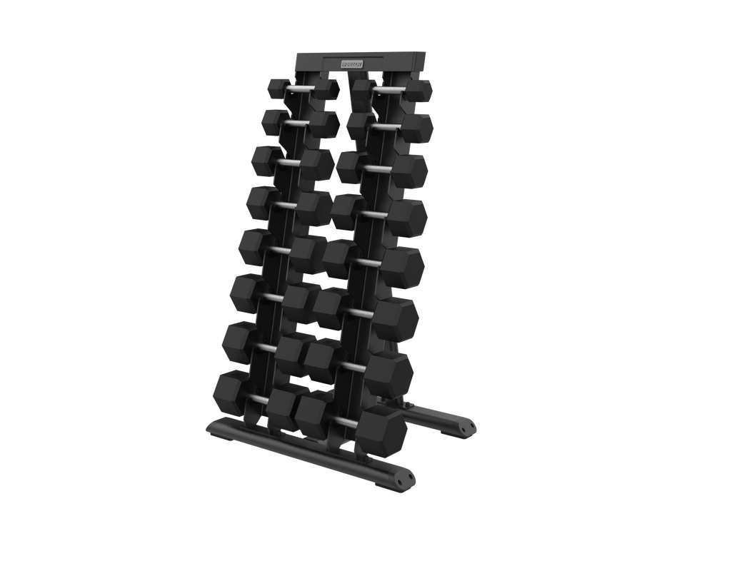 Precor VBR6809 Vitality™ Strength 8 Pair, Vertical Dumbbell Rack