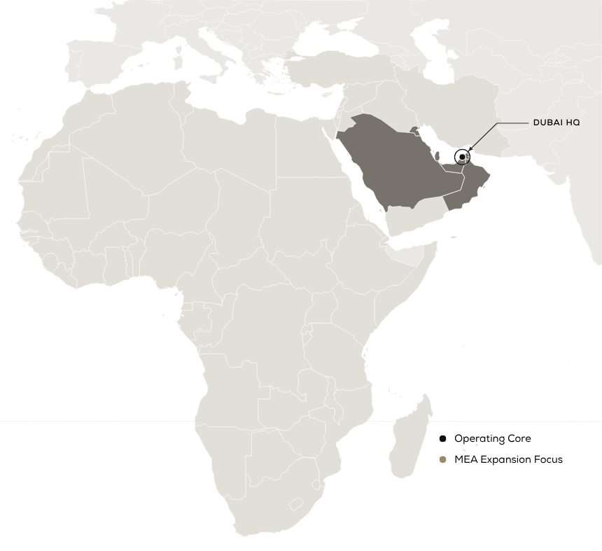 Regional footprint across the Middle East & Africa