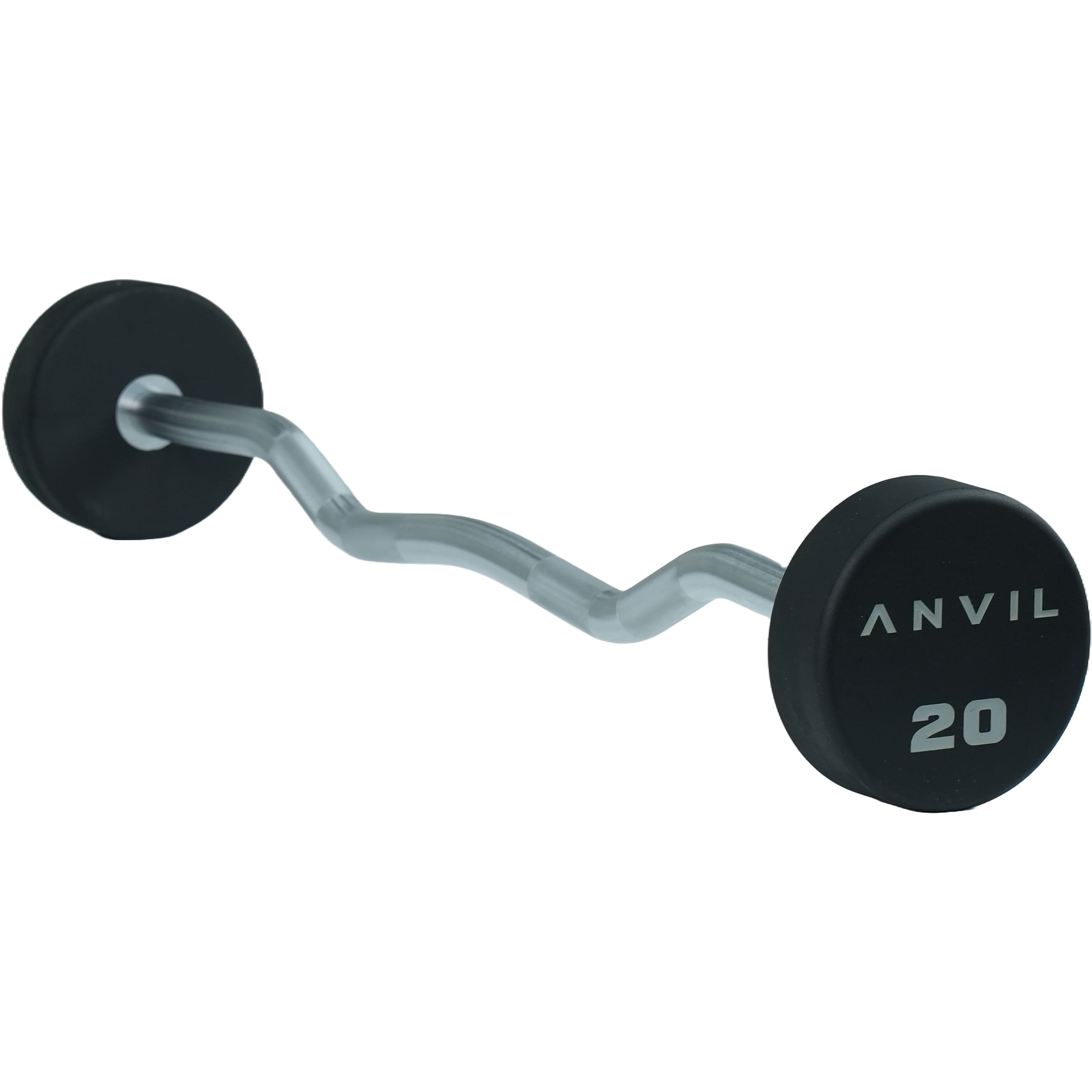 Anvil Fixed Straight & Curl Barbell 10Kg - 45Kg Set