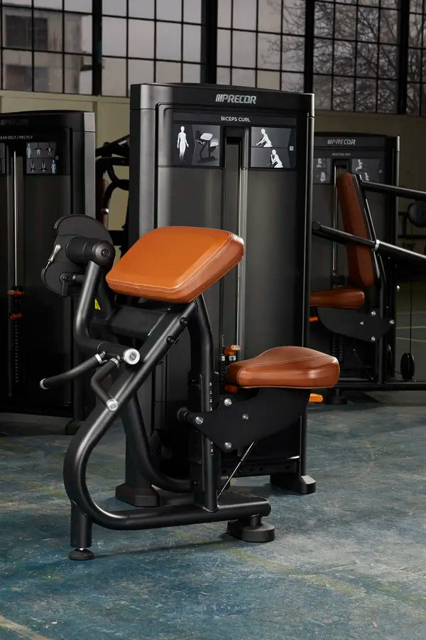 Precor RSL0204 Resolute™ Strength Selectorized Biceps Curl Machine