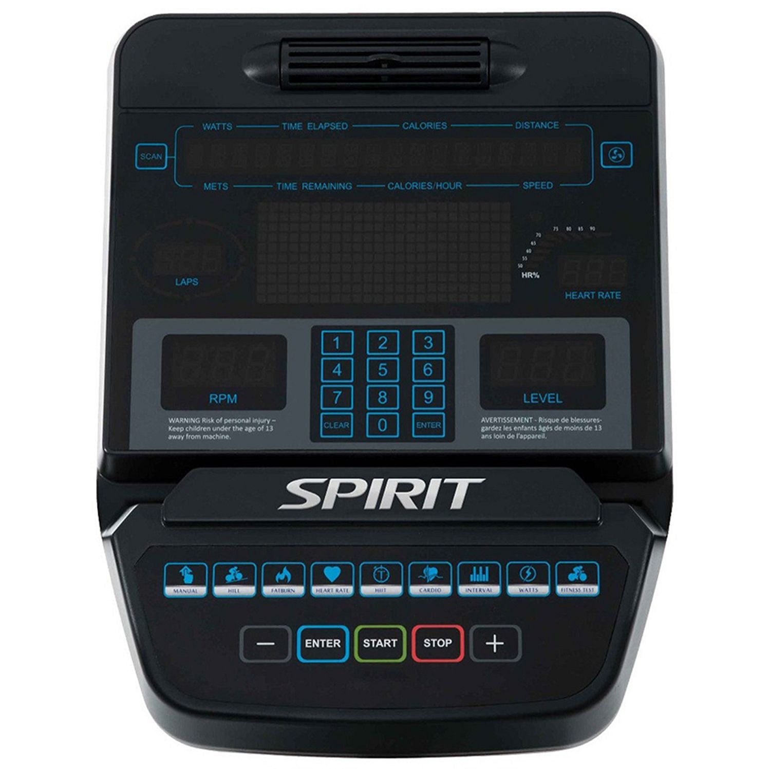 Spirit Fitness CU900 Commercial Upright Bike