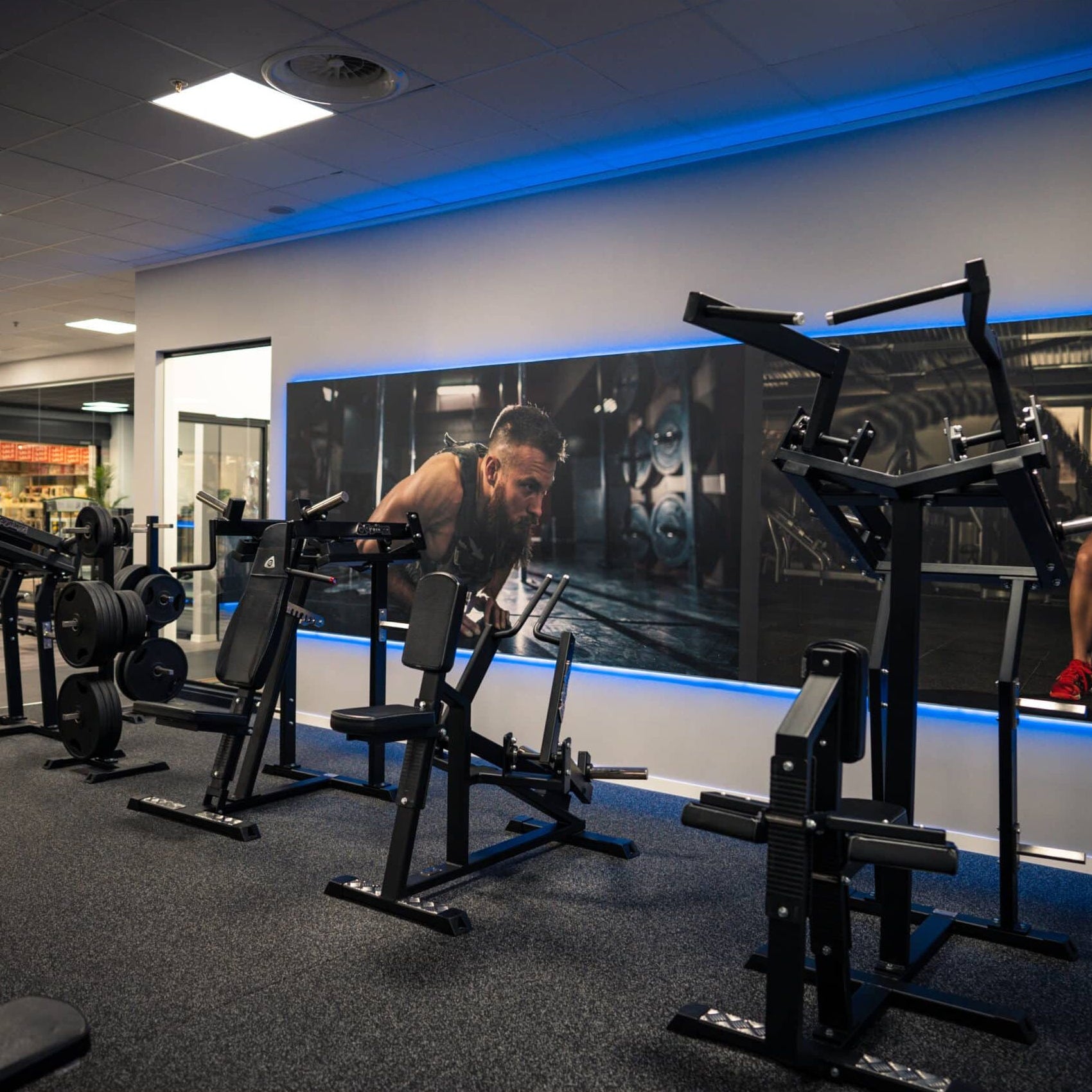 Gymleco One-Arm Seated Row Machine