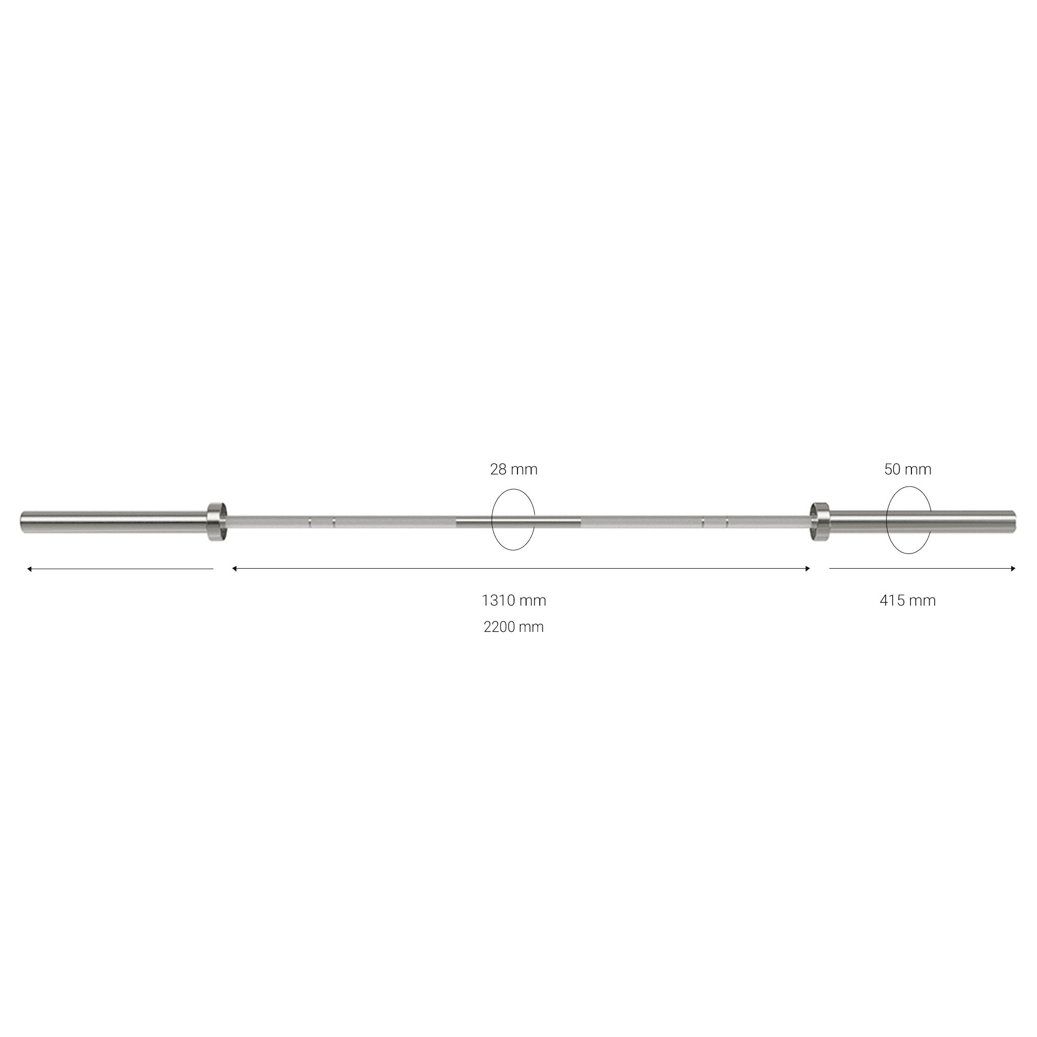 Gymleco Weightlifting Bar - Men