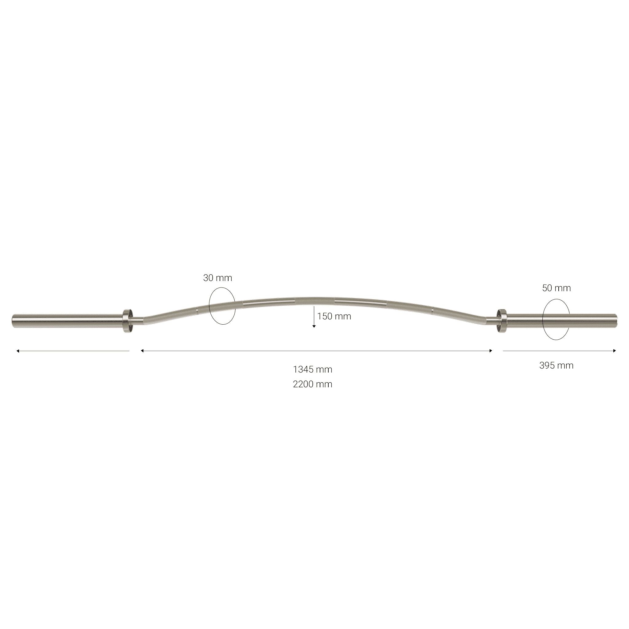 Gymleco Bend Barbell -20 Kg