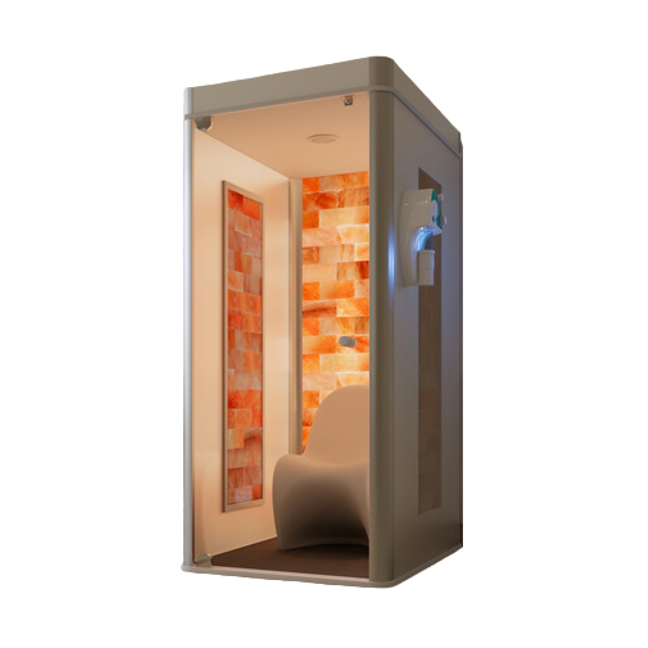 HaloTherapy Uno™ Salt Booth | Compact 1-Person Wellness Cabin
