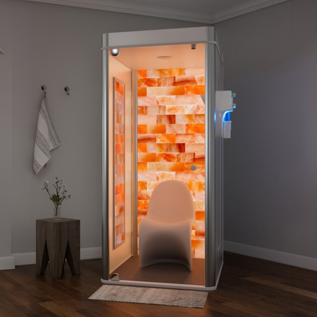 HaloTherapy Uno™ Salt Booth | Compact 1-Person Wellness Cabin