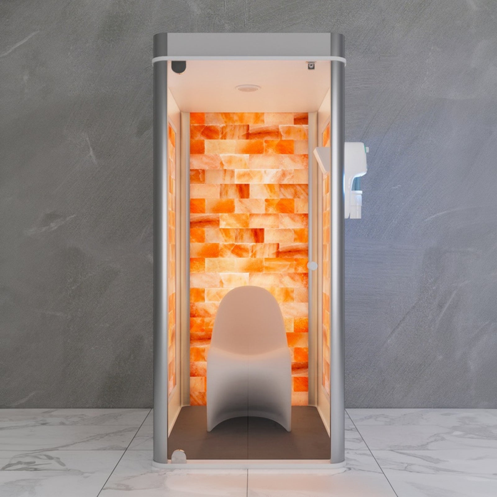 HaloTherapy Uno™ Salt Booth | Compact 1-Person Wellness Cabin