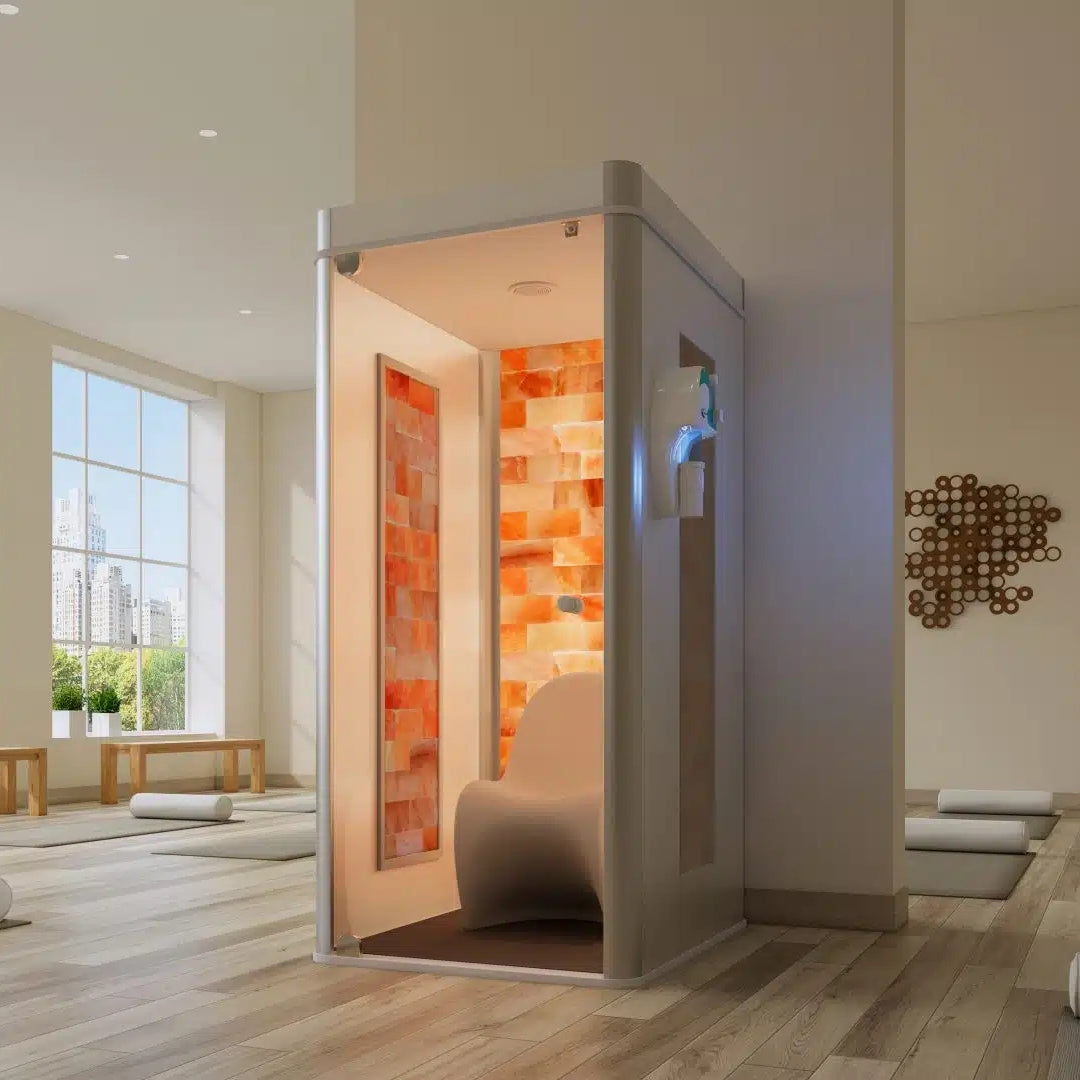 HaloTherapy Uno™ Salt Booth | Compact 1-Person Wellness Cabin