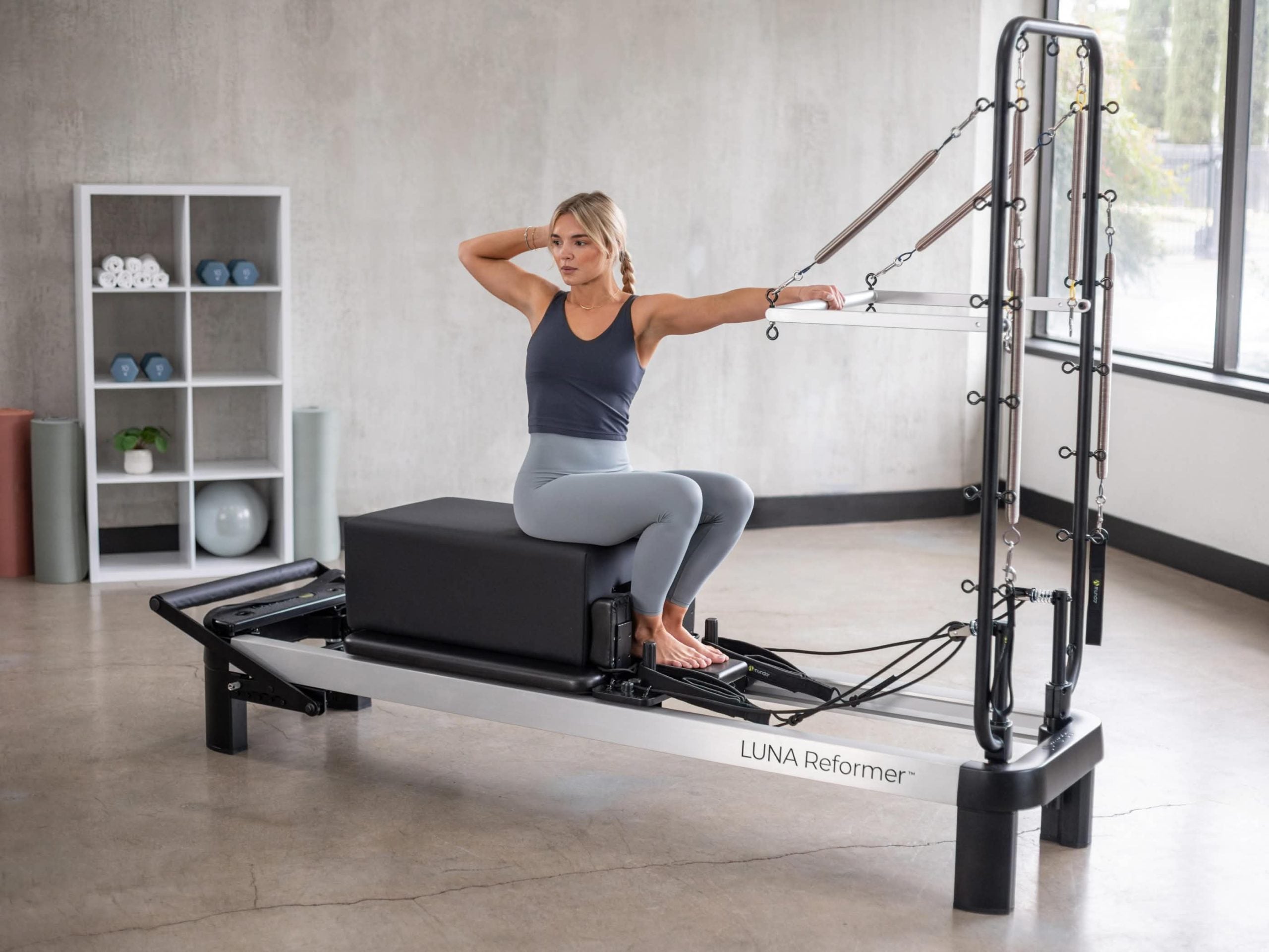 Luna Reformer™ Sitting Box & Footstrap