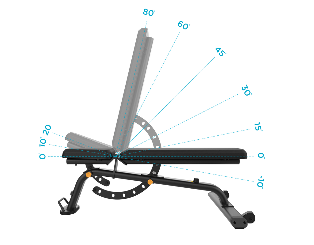 Precor VBR6117 Vitality™ Strength Flat Incline Decline Bench