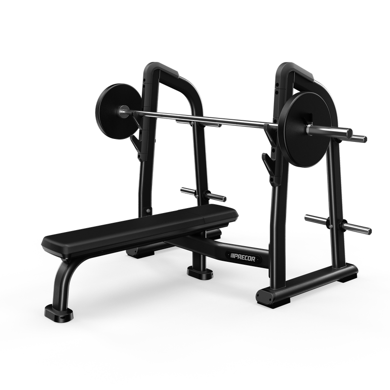 Precor DBR0408 Discovery™ Strength Olympic Flat Bench