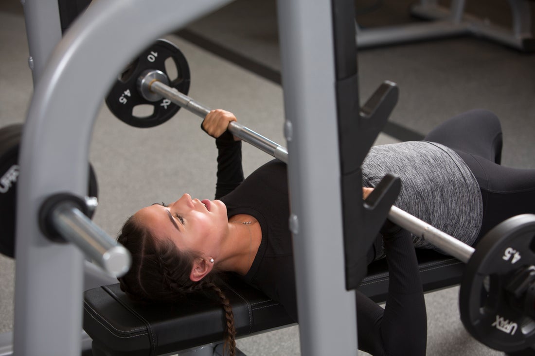 Precor DBR0408 Discovery™ Strength Olympic Flat Bench
