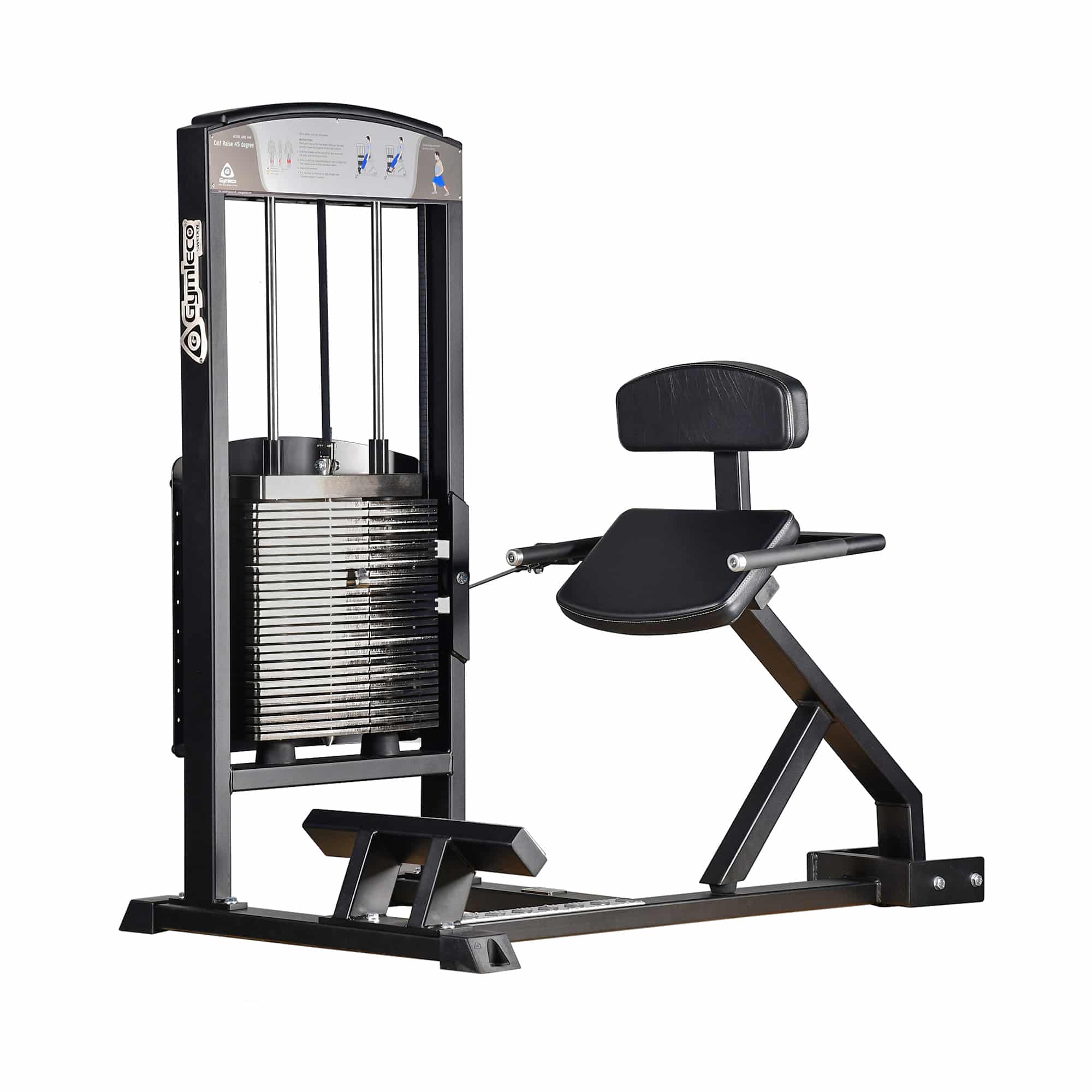 Gymleco 348 Seated Calf Press 45°