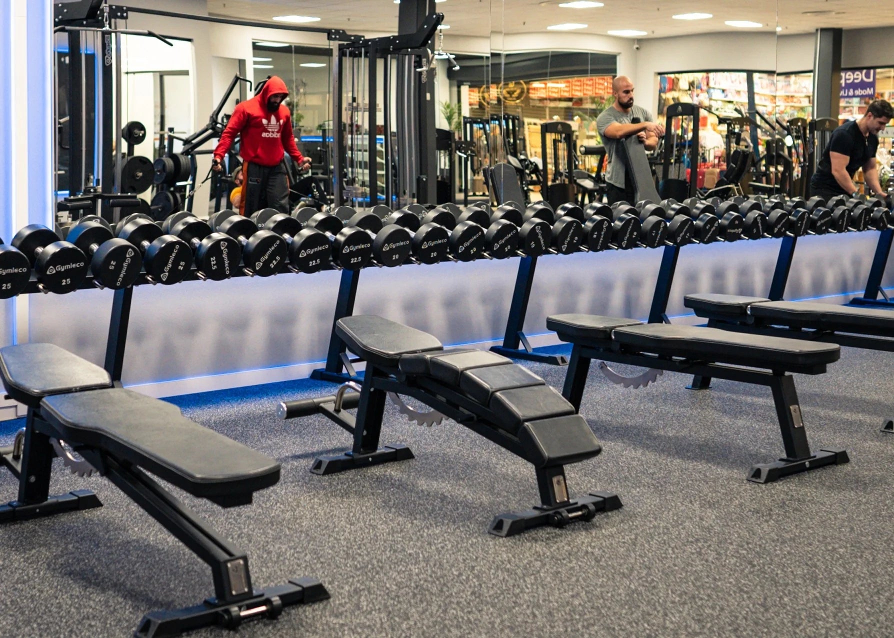Gymleco 193S Adjustable Decline Bench Curved