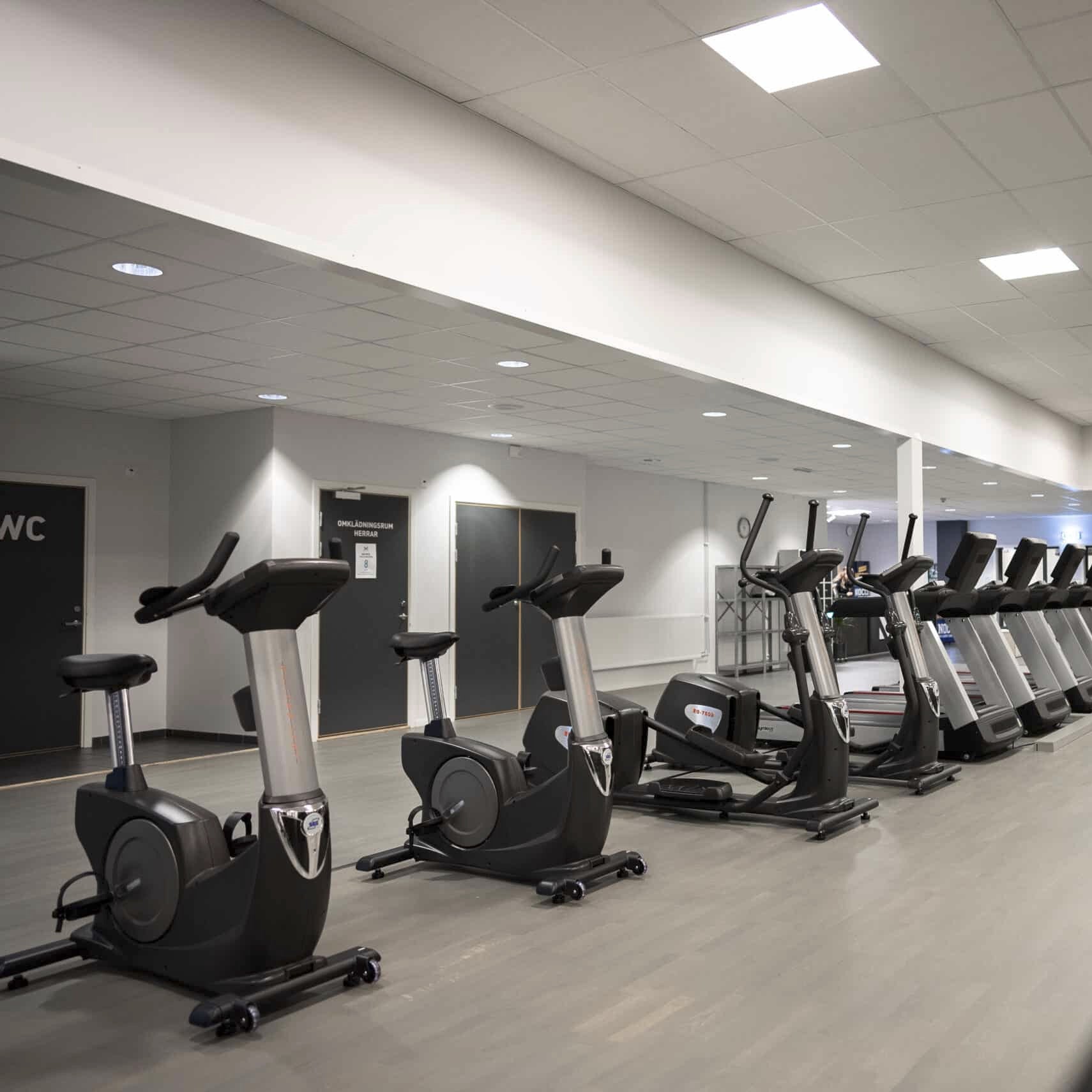 Gymleco L6239L Upright Bike with Big LED Display