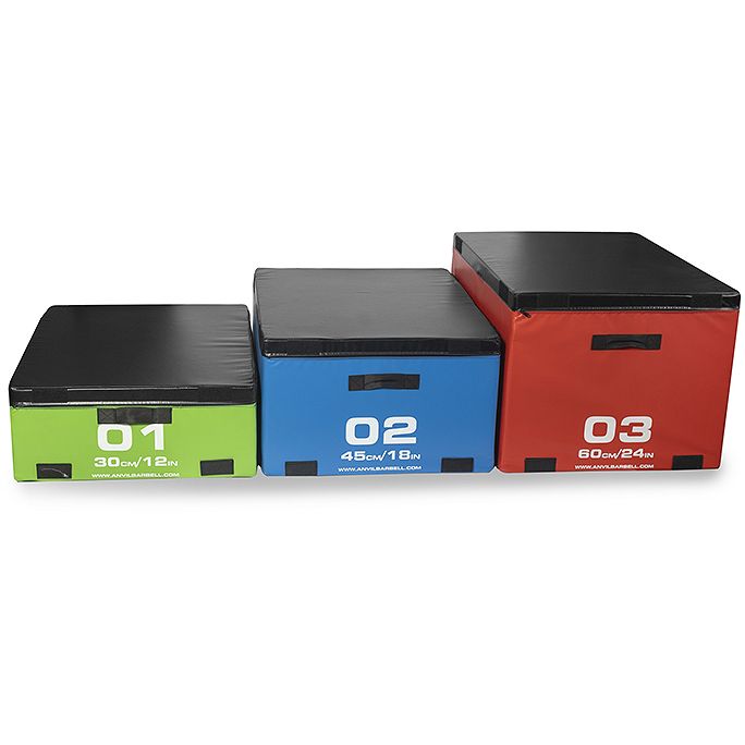Anvil Softie Foam Plyo Boxes - 900(L) x 750(W) x 300/450/600(H)