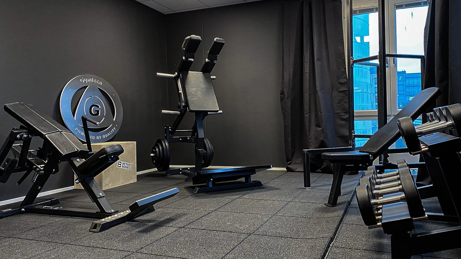 Gymleco 044 V-Squat Plate Loaded Machine