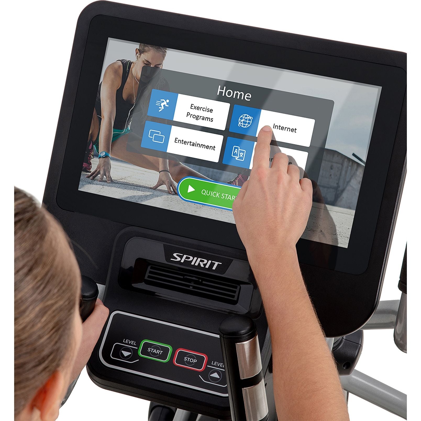 Spirit Fitness CE800ENT Elliptical Cross Trainer