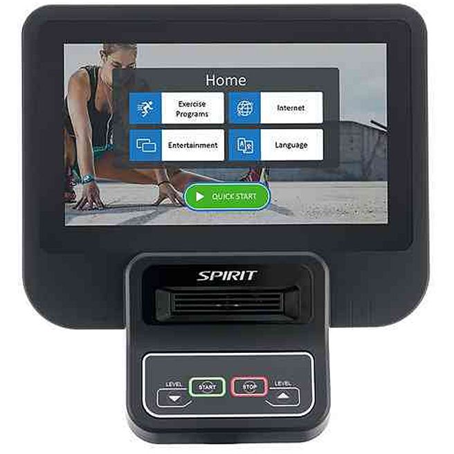 Spirit Fitness CU800ENT+  Commercial Upright Bike With Smart Console