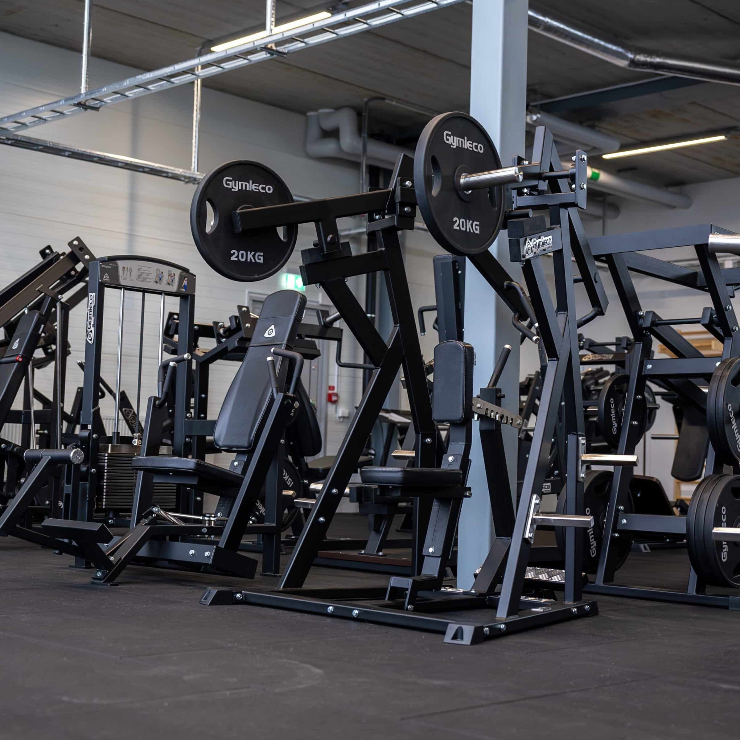 Gymleco IsoBack Row  Plate Loaded Machine