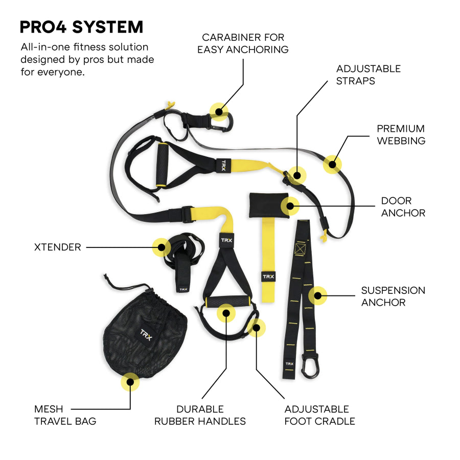 TRX Suspension Trainer Pro4 System