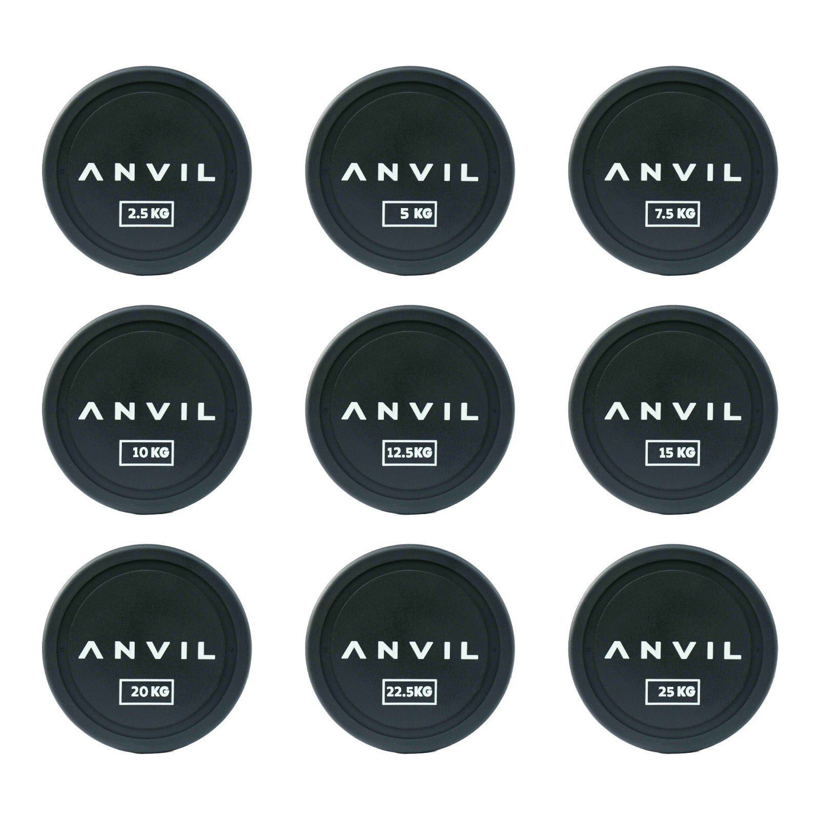 Anvil Urethane Round Dumbbell Set| 2.5Kg - 25Kg
