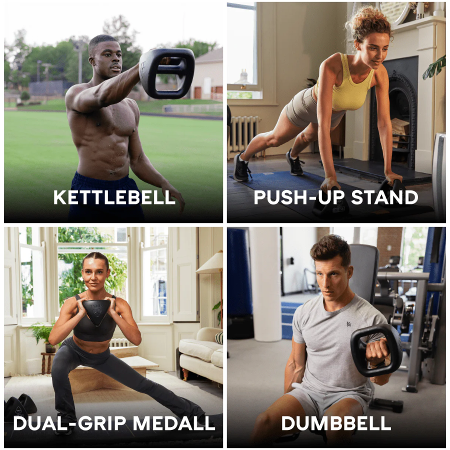 TRX Ybell Pro Series 4 in 1 Weights Hybrid Single Dumbbells
