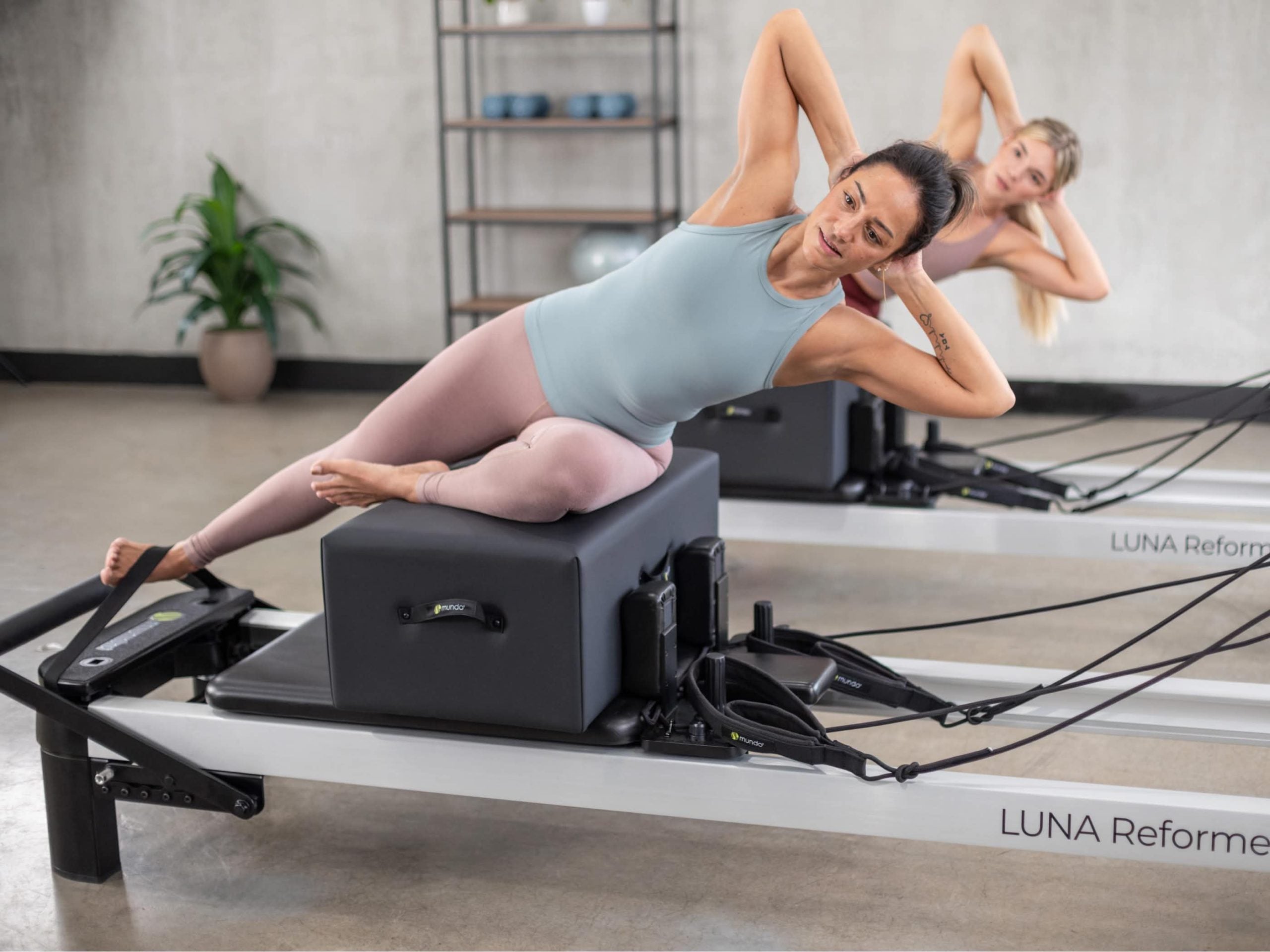 Luna Reformer™ Sitting Box & Footstrap